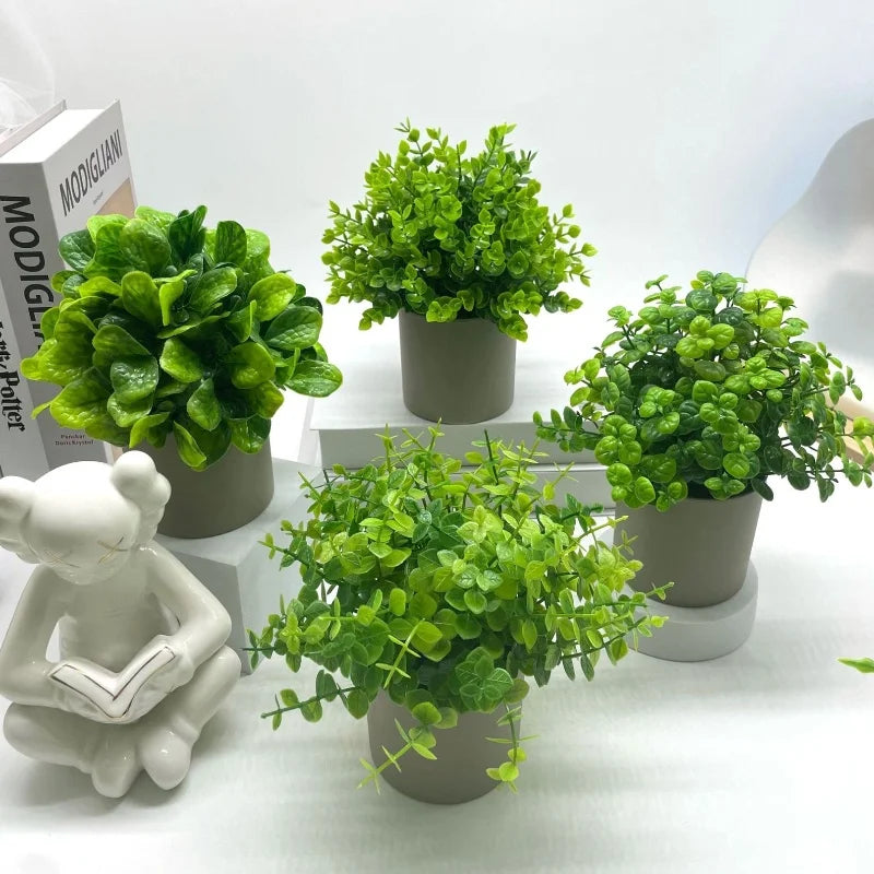 plantes artificielles bonsaï décorations de bureau et jardin - vue 5 sur 11