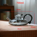 Theiere verre borosilicate resistante chaleur usage cuisine maison