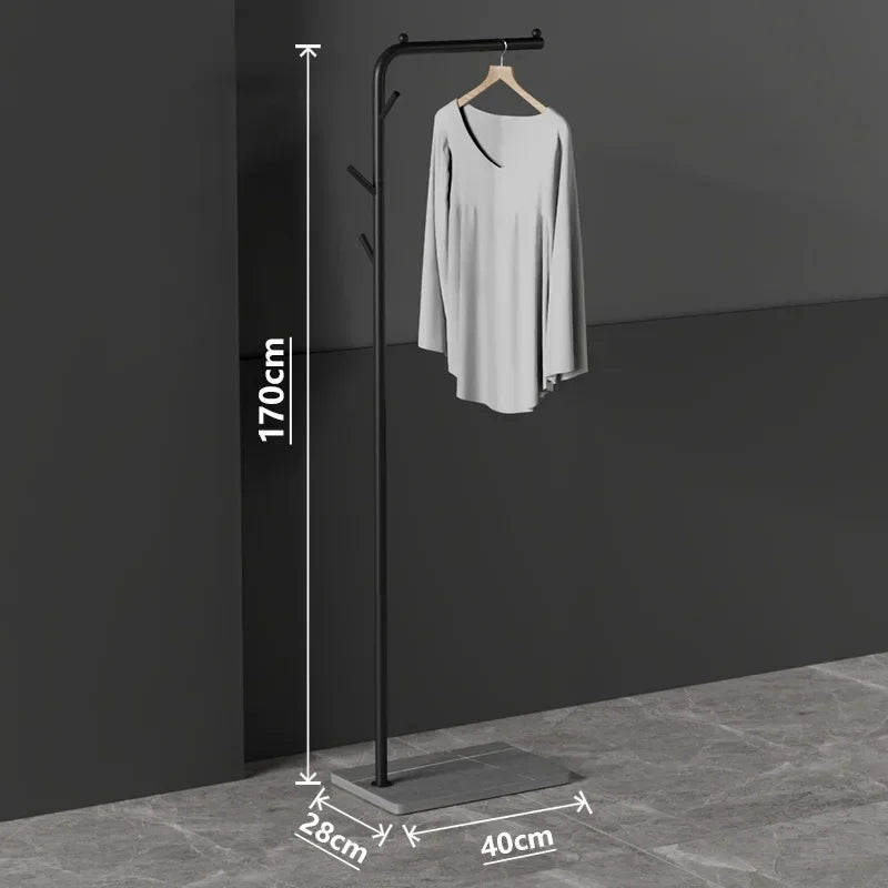 porte-vêtements nordique léger et moderne pour rangement élégant