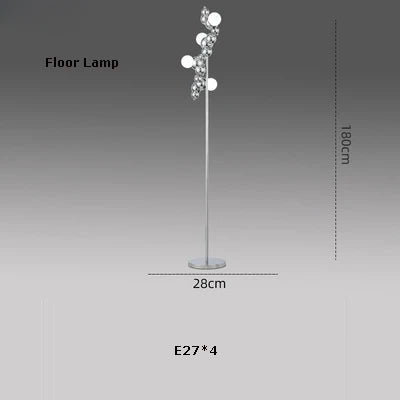 suspension led artistique à intensité variable design moderne - vue 16 sur 16