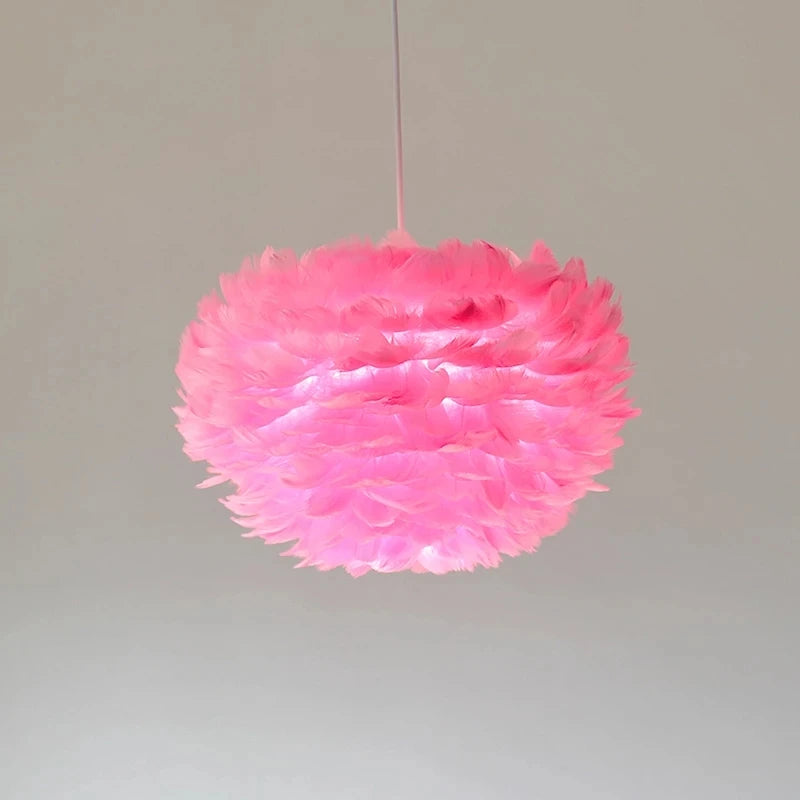 lustre moderne romantique led créative nordique suspendus éclairage - vue 4 sur 26