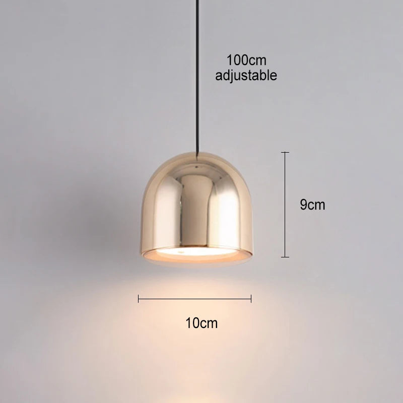 Lustre LED suspension moderne nordique intérieur décor - vue 7 sur 10