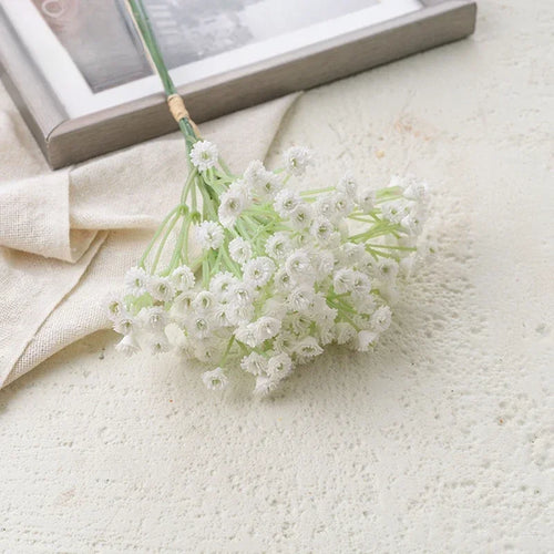 bouquet de gypsophiles artificielles pour décoration de mariage
