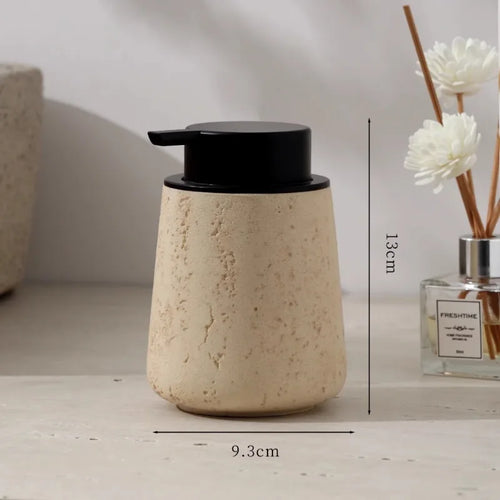 bouteille de désinfectant en marbre wabi-sabi pour maison décoration pratique - vue 9 sur 8