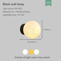 lampadaire led moderne boule de verre trépied lampe décorative