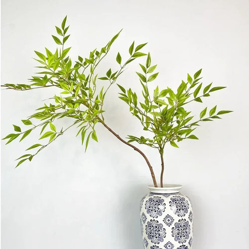 grande plante artificielle en bambou pour décoration intérieure et extérieure
