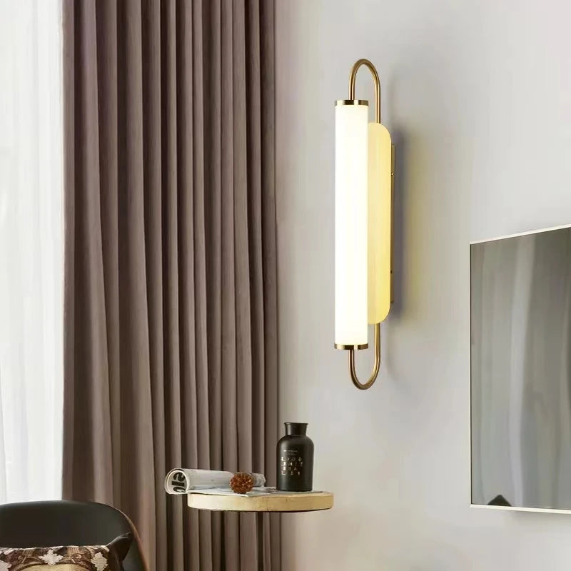 applique murale led moderne en acrylique pour décor intérieur