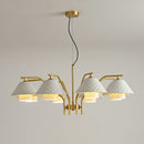 lustre en céramique doré style contemporain pour décoration intérieure