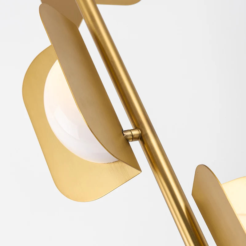 Minimalist marble floor lamp for modern interior decor - vue 5 sur 8