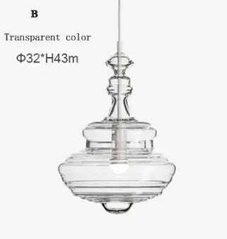 lustre nordique en verre pour un éclairage décoratif élégant - vue 12 sur 15