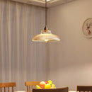 suspension vintage en verre transparent créative lumineuse