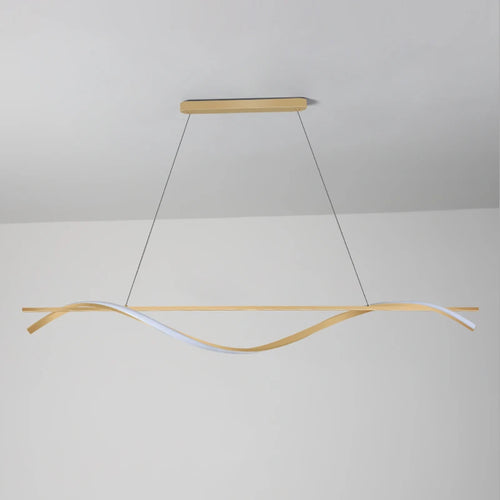 Minimalist aluminium and iron pendant light for home decor - vue 5 sur 10