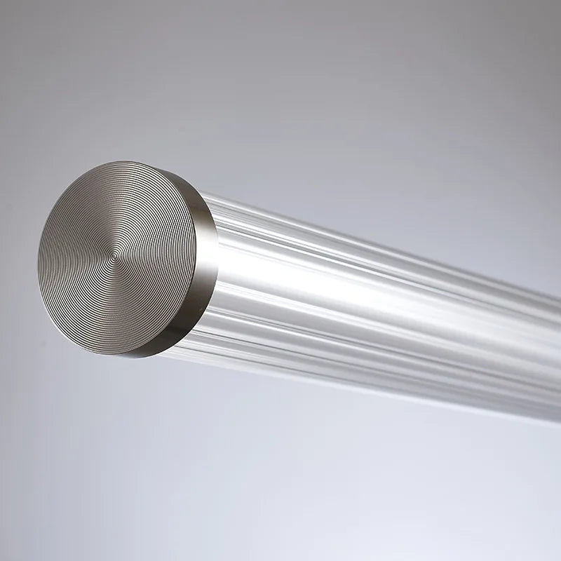 suspension moderne en verre de cuivre luxueuse - vue 10 sur 9