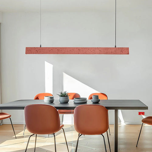 Nordic minimalist wabi sabi LED pendant light for bar or restaurant - vue 5 sur 15