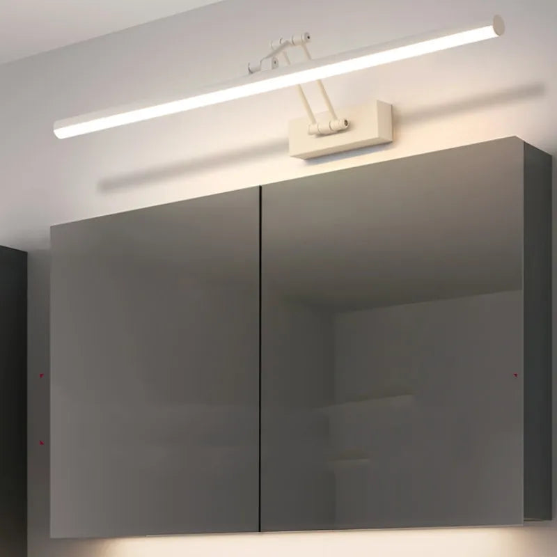 lampe led étanche pour miroir armoire pliable télescopique - vue 3 sur 16