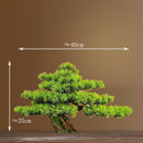 DIY Potted Bonsai for Home Decoration, False Tree, Living Room, Chinese Style, Hotel Porch Landscape, Green Plant Decoration