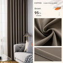 Rideau moderne plissé occultant luxe pour salon chambre