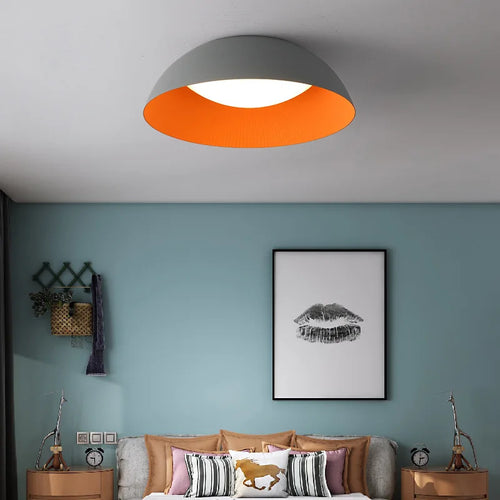 Plafonnier led moderne ultra-mince décor maison - vue 2 sur 12