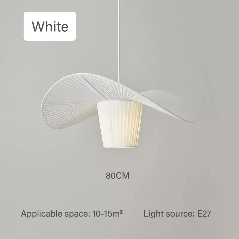 Modern minimalist fabric chandelier for interior decoration - vue 12 sur 12