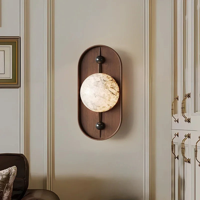 applique murale en marbre moderne lumineuse et légère pour décoration intérieure - vue 3 sur 7