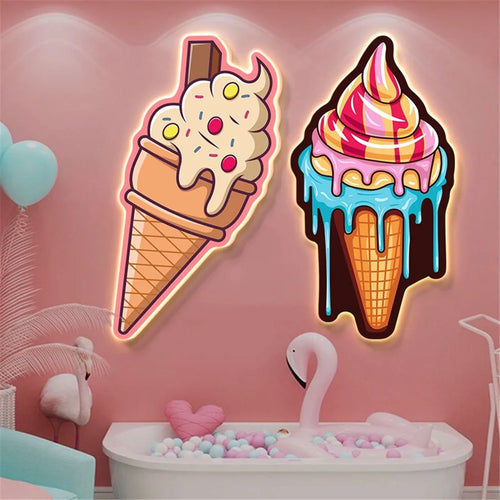 applique murale à led pour décoration lumineuse enfants et cafés - vue 6 sur 23