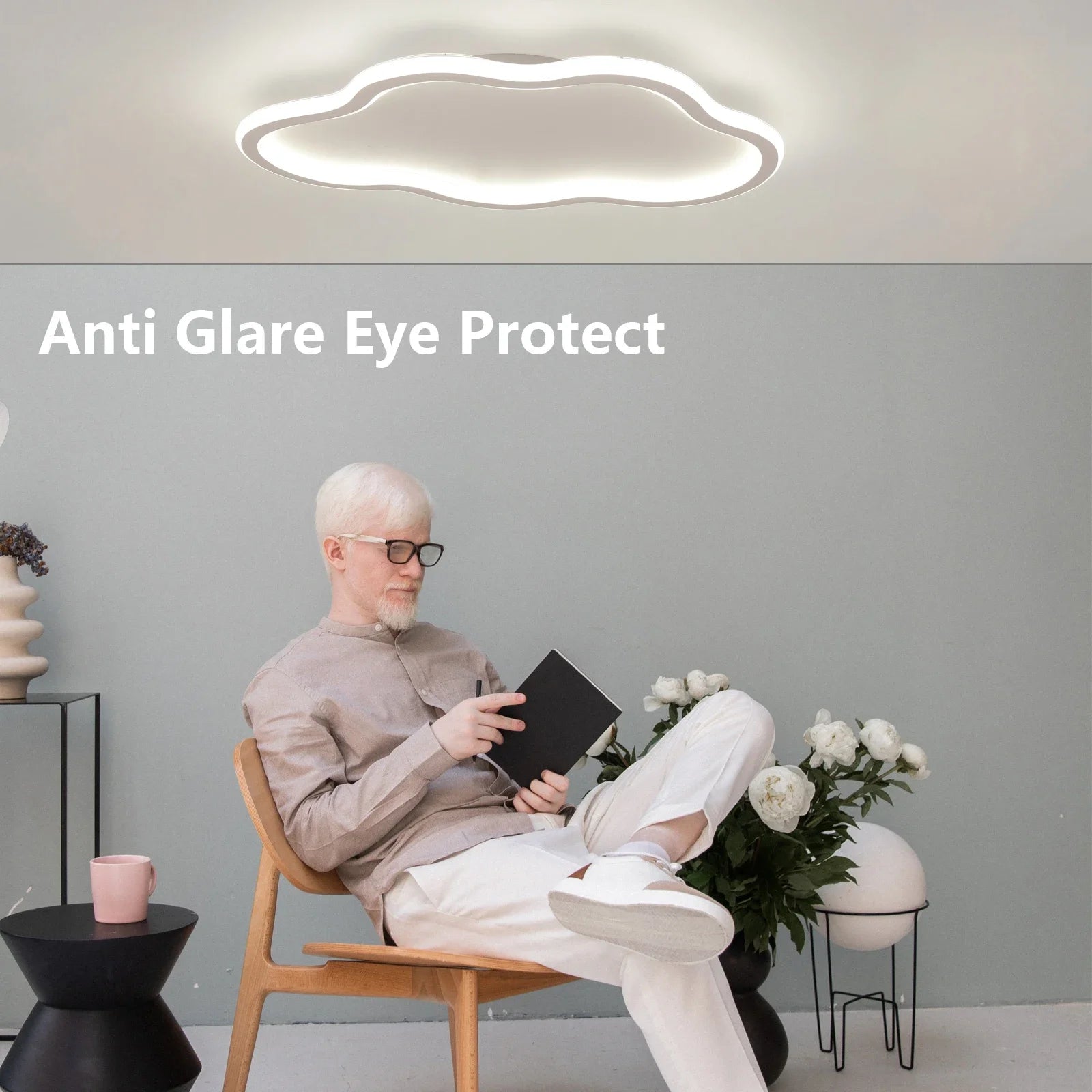 lampe led moderne en forme de nuage pour décoration d'enfants - vue 6 sur 8