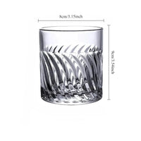 Verre créatif hockey glace fond épais cocktail whisky