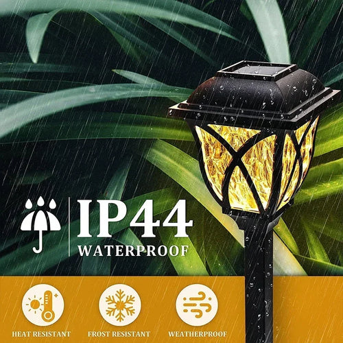 lampe solaire led imperméable extérieure pour jardin allée cour