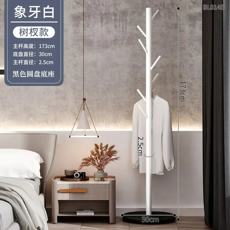 Metal Standing Holder for Purse, Tree with Light, Luxury Rock Plate Base, Marble Scarf and Bag Rack, Minimalist Stand - vue 16 sur 22