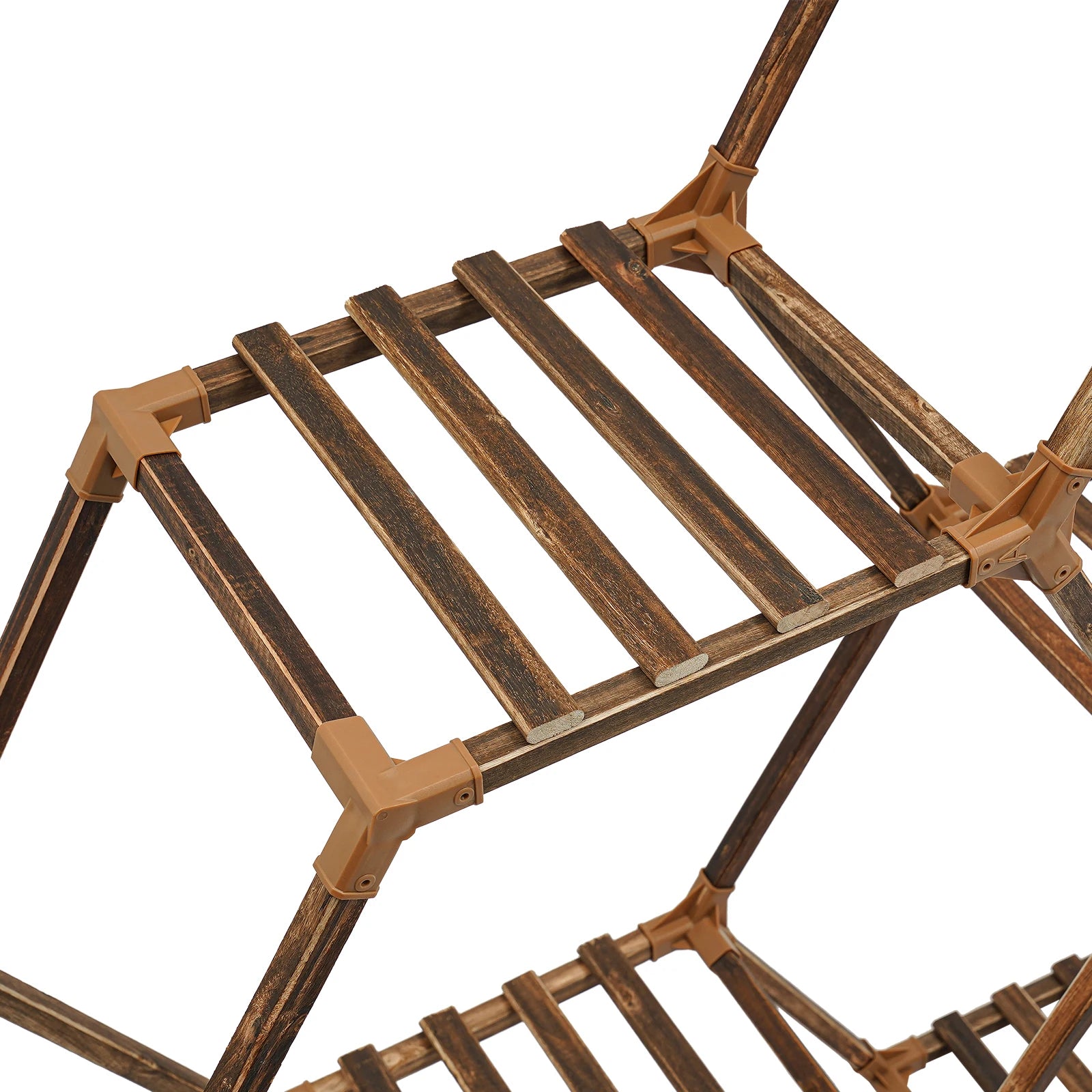 étagère à plantes en bois moderne pour jardin extérieur - vue 7 sur 7