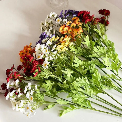 30 têtes de fleurs artificielles pour décoration et arrangements floraux