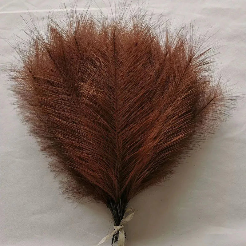 fleurs artificielles herbe de pampa pour décoration intérieure et fêtes - vue 15 sur 20