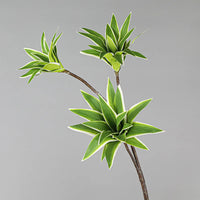 Large artificial lily branches with realistic foliage for decorations