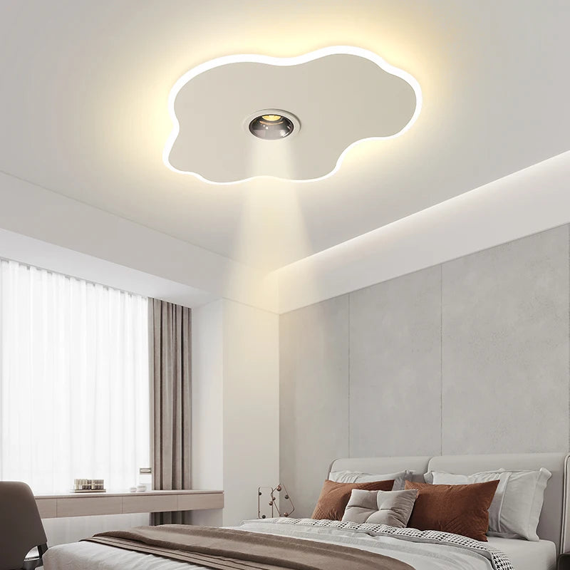 plafonnier led moderne créatif en forme de nuage luminaire décoratif d'intérieur - vue 5 sur 8