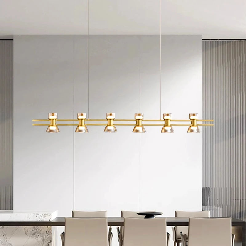 suspension moderne led lustres pour éclairage intérieur - vue 5 sur 14