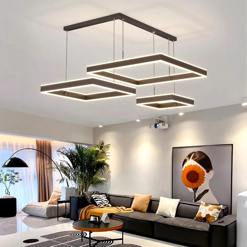 suspension moderne led pour éclairage intérieur - vue 2 sur 10