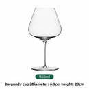 Verre a vin bourgogne cristal leger degustation elegante