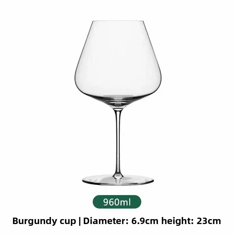 Verre a vin bourgogne cristal leger degustation elegante