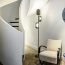 Minimalist marble floor lamp for modern interior decor
