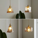 suspension moderne en verre led pour décoration intérieure
