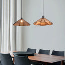 suspension wabi-sabi en bois avec luminaires led bricolage