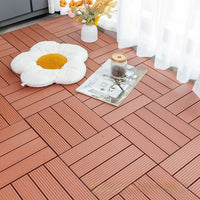 Lames pvc emboitables effet bois exterieur antiderapantes 30cm