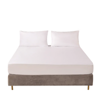 Waterproof Mattress Protector, Breathable Noiseless Mattress Topper, Bed Smooth Jersey Mattress Cover Fully Fitted Sheet