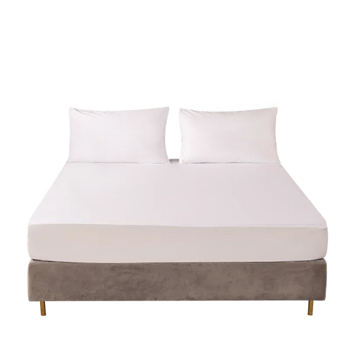 Waterproof Mattress Protector, Breathable Noiseless Mattress Topper, Bed Smooth Jersey Mattress Cover Fully Fitted Sheet