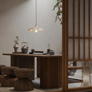 Japanese style calm breeze pendant light, bedroom bedside micro cement pendant light, homestay restaurant LED light