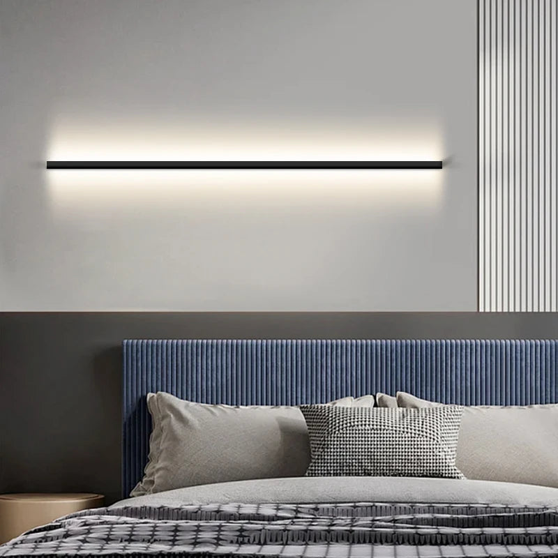 applique murale led cuboïde minimaliste en aluminium avec télécommande gradable