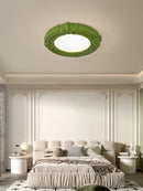 plafonnier rétro en résine design français pour intérieur moderne