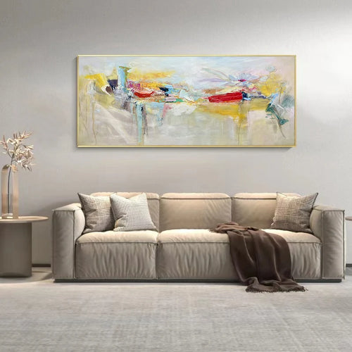 Tableau peinture abstraite personnalisée décorative peinte à la main sur toile