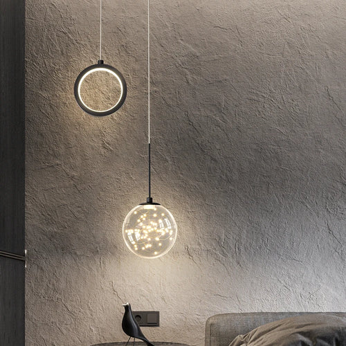Modern nordic luxury minimalist star LED chandelier - vue 3 sur 10