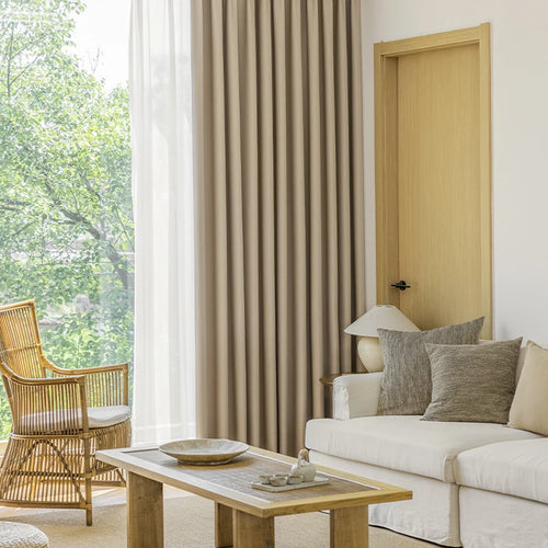 Rideau occultant moderne thermique pour salon et chambre